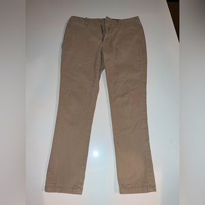 Mutual Weave Khaki Pants Tailored Tapered Fit 32x30